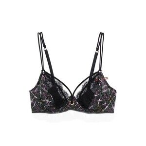 Savage X Fenty A Little Tart Unlined Bra Thats Hella Plaid Size 32C